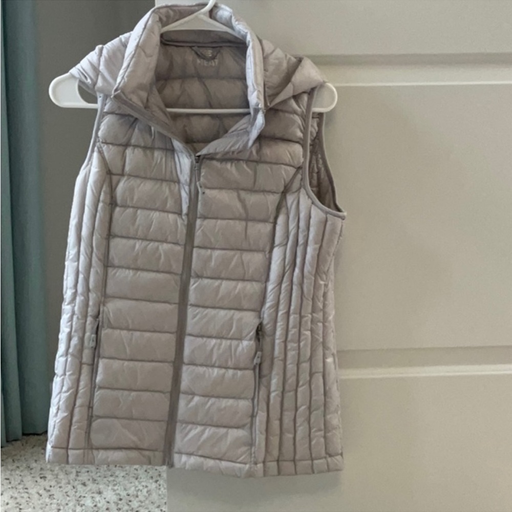 Medium grey puffer vest